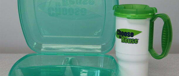 William & Mary issues reusable dining containers