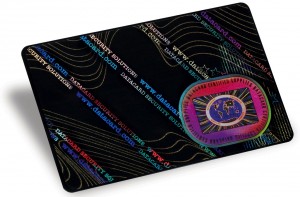 Datacard Custom Holographic Laminate (1)