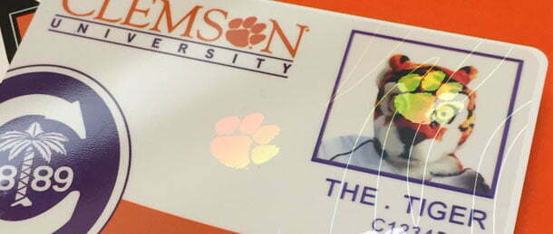 slider Clemson hologram 1