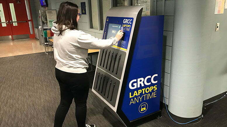 Grand Rapids CC installs laptop vending machine