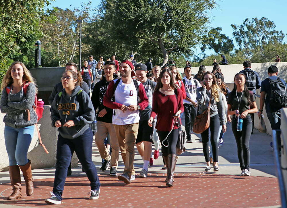 College crowd 1