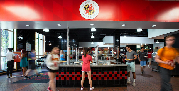 U. Maryland reverts to dine-in only, ends carryout