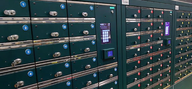 Campus smart locker system leveraging ELATEC NFC readers