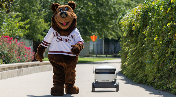 Missouri State launches robot delivery with Starship