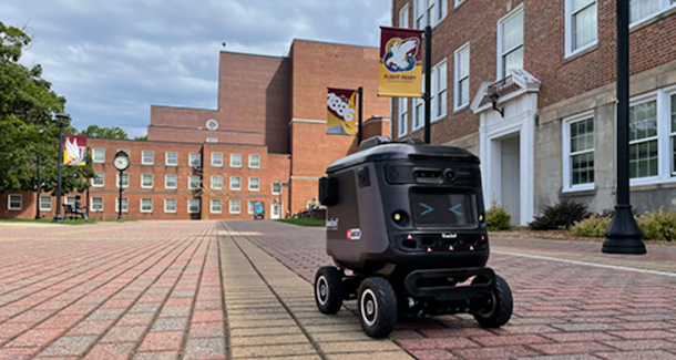 Winthrop adds robot delivery from Kiwibot