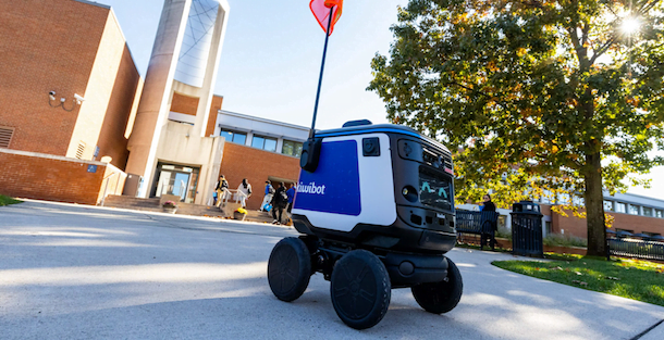 Southern Connecticut State launches Kiwibot robot delivery