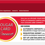 University of Houston Cougar Card home page
