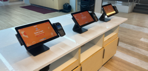 Grubhub self-ordering kiosks