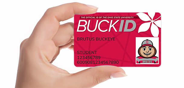 Ohio State University contactless BuckID card