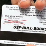 USF ID card back