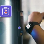 AppleWatch presented to door access reader