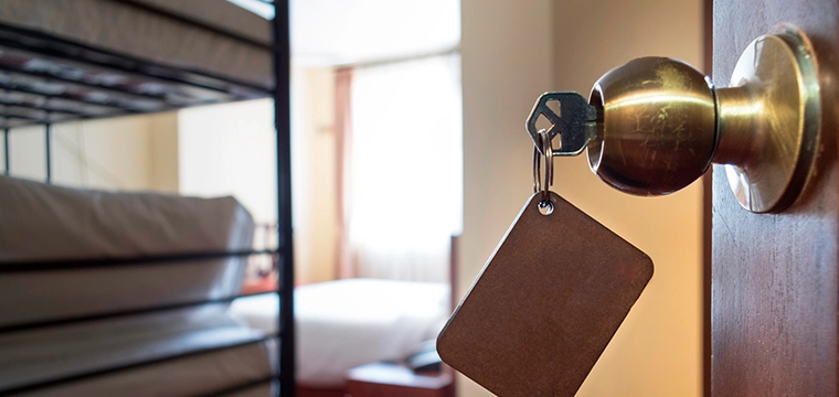 dorm room door lock with key