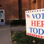 Voting sign