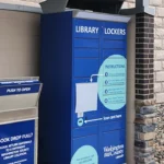 Library smart lockers on campus