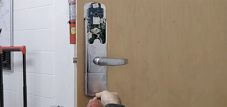 replace allegion reader module