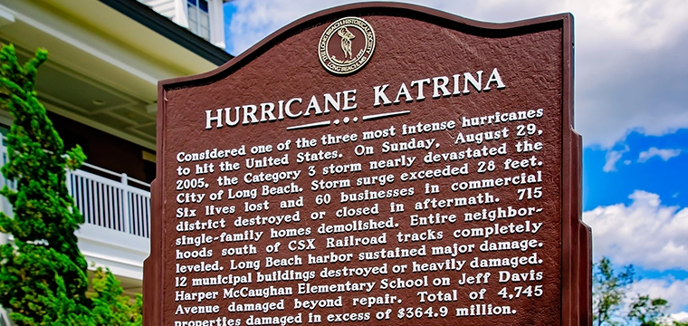 Hurricane Katrina Historial Marker