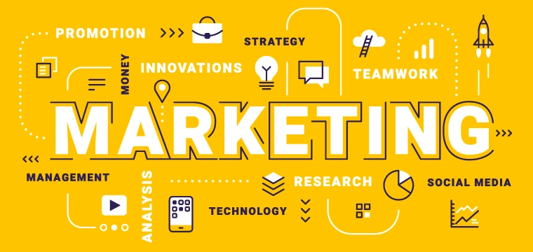 Marketing collage image