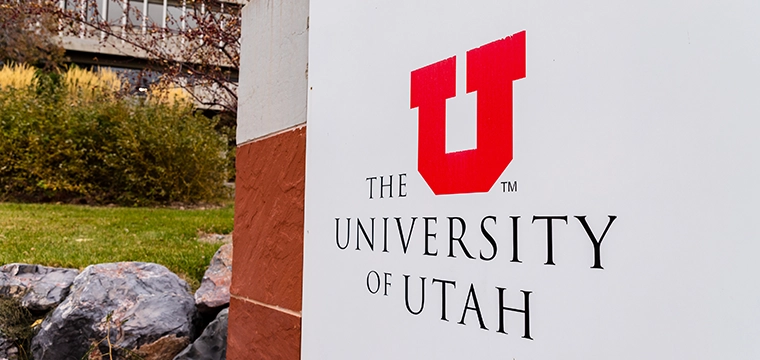 University of Utah sign