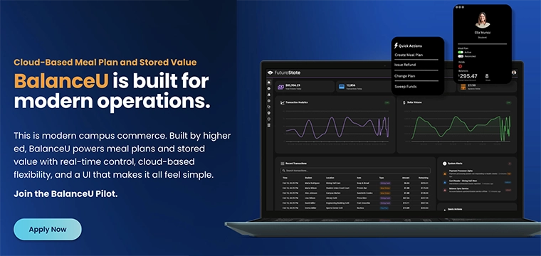 BalanceU meal plan screenshot