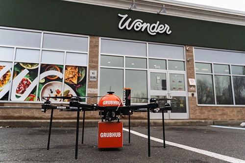 Wonder drone food delivery