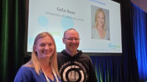 CoCo Dean, UC Irvine, receives the 2026 NACCU New Professional Award