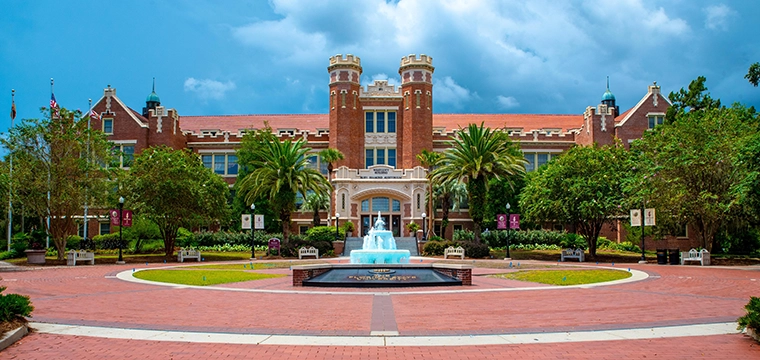 Florida State University entrance building