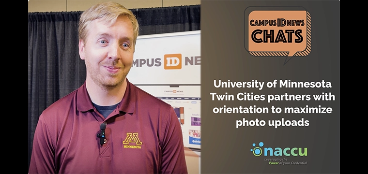 Stephen Courchane from the University of Minnesota Twin Cities explains how they expedited card issuance by mandating photo upload prior to orientation