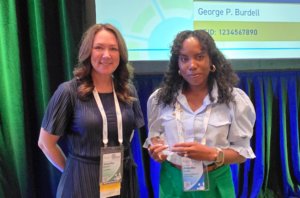 Jennifer Rocke, Georgia Tech, receives the 2026 NACCU Best Card Design Award