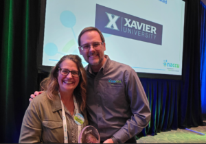 Michelle Dietz, Xavier University, receives the 2026 NACCU Innovative Technology Award