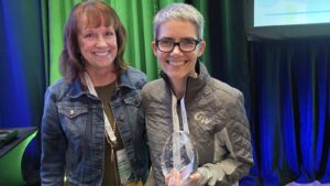 Emily Dieker, George Washington University, receives the 2026 NACCU Outstanding Volunteer Award