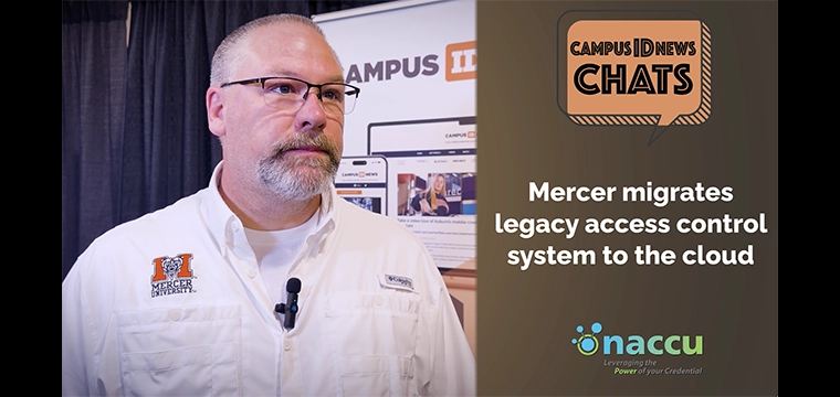 Jay Bonney from Mercer University is interviewed about the university's migration of the access control system to the cloud